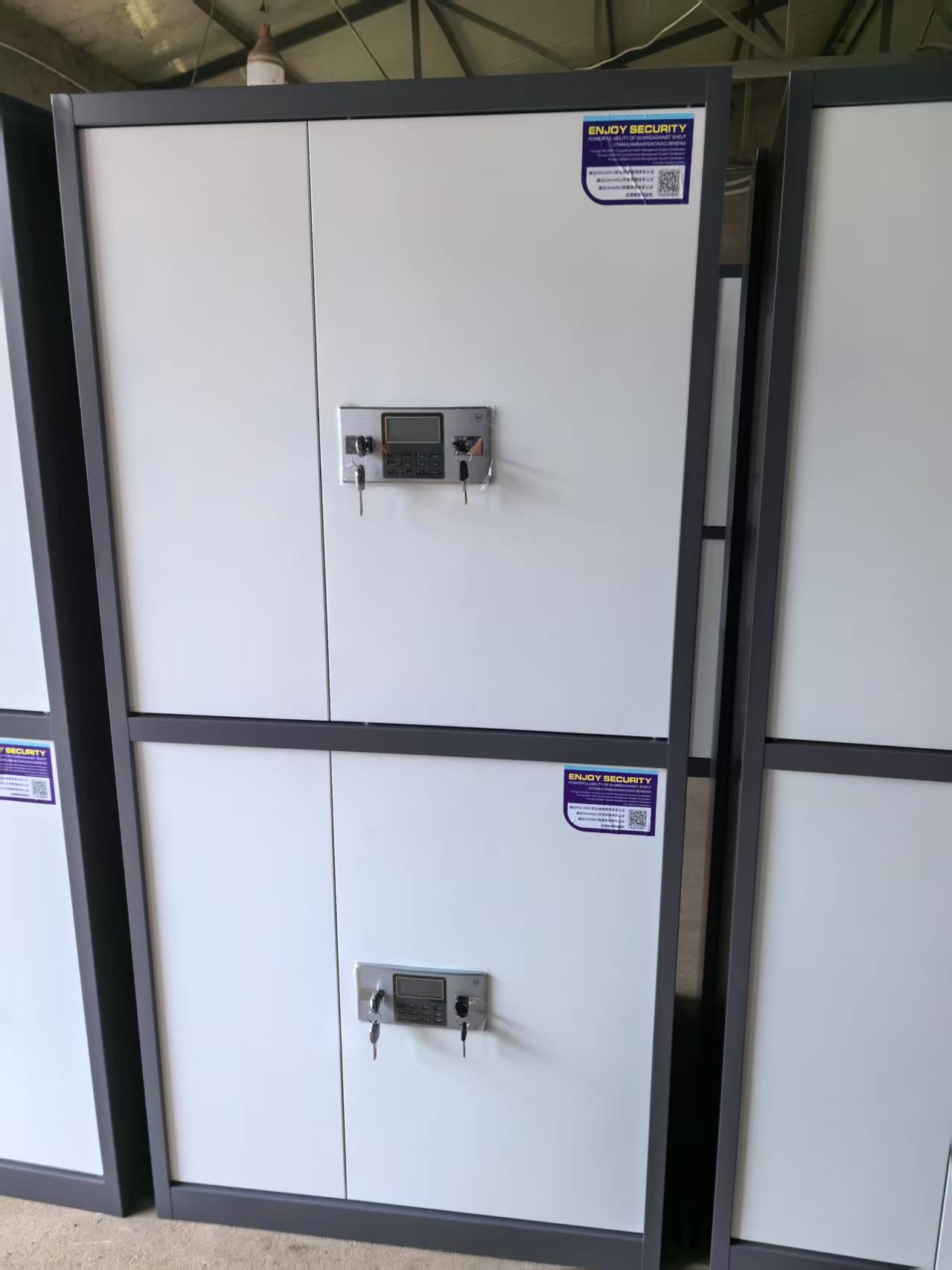 一利/- YL-02 保密柜 双节保密柜 900*400*1850指纹锁双节保密柜